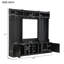 Arbre d'entrée 82 po 4 po avec banc et rangement pour chaussures 82,6 po-311611990
