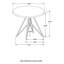 Table de bout ronde