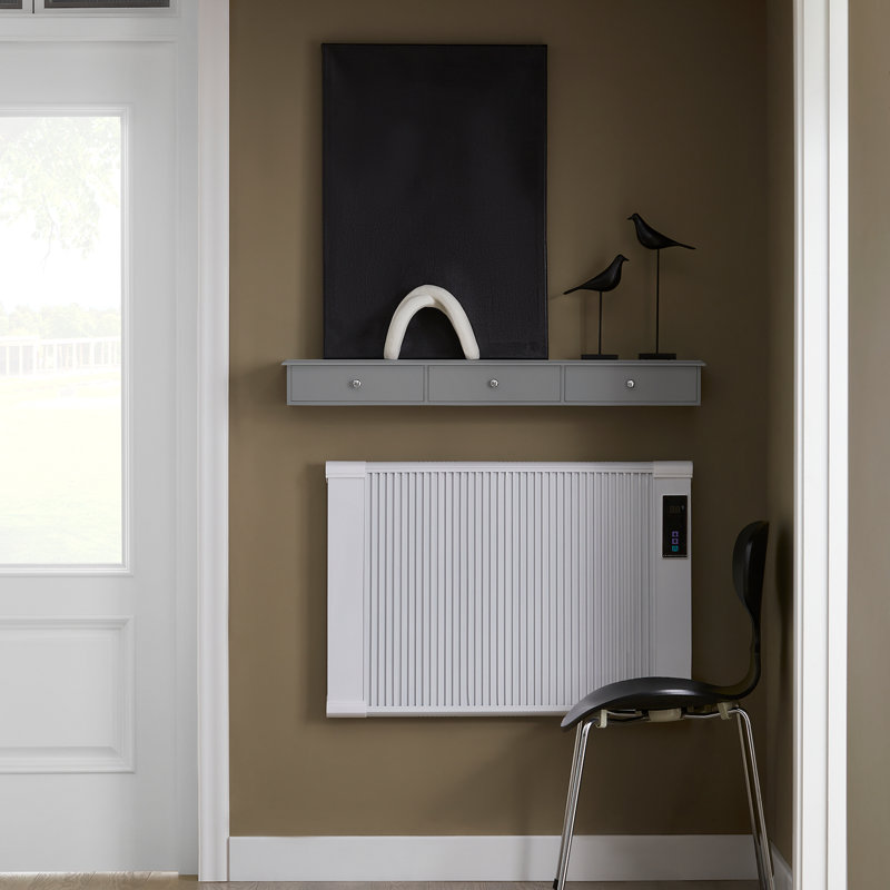 Sweni Accent Shelf with Drawer, Grey