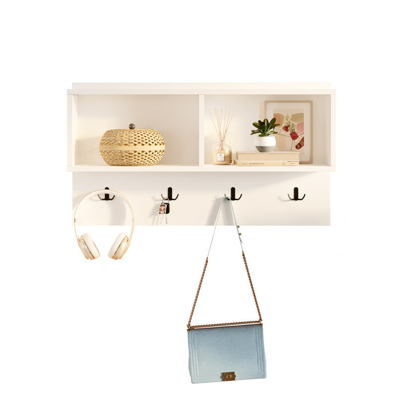 Locelso Floating Shelf, White