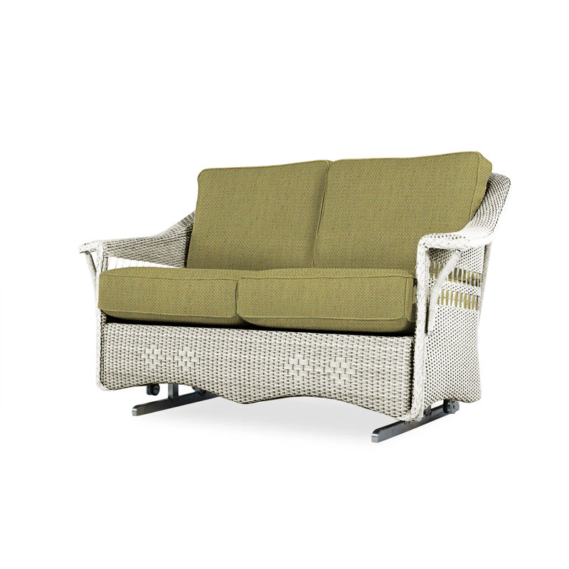 Nantucket Outdoor 2 - Seat Loveseat, Burson Domino, Linen