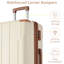Durable ABS Hardshell Luggage with Expandable 28-Inch Design, Lightweight and TSA-Approved Lock for Secure Travel
