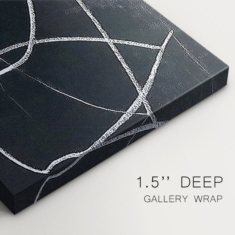 Série ABSTRACT DCX III - Toile tendue avec châssis Premium - Prêt à être accroché, H 12 po x l 8 po