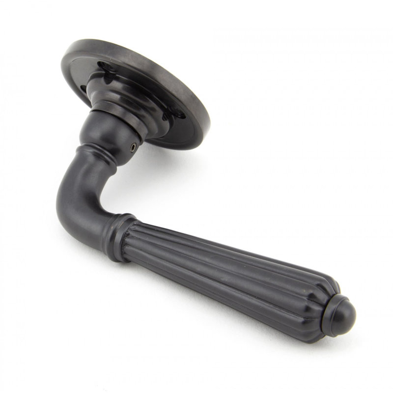 Hinton Dummy Door Handle Kit, Aged Bronze