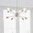 Carvey 10 Light Dimmable Sputnik Sphere Chandelier Modern Farmhouse Chandelier, Kitchen Light Fixtures Pendant-835172660