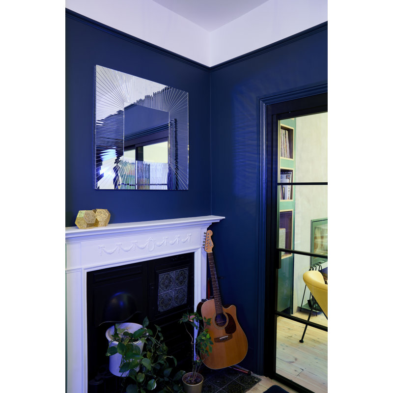 Chriopher Flat Wall Mirror, 80cm H x 80cm W