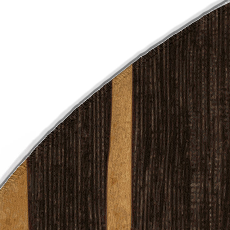 Scarlet Plateau Indoor And Outdoor Area Rug, Round 5'