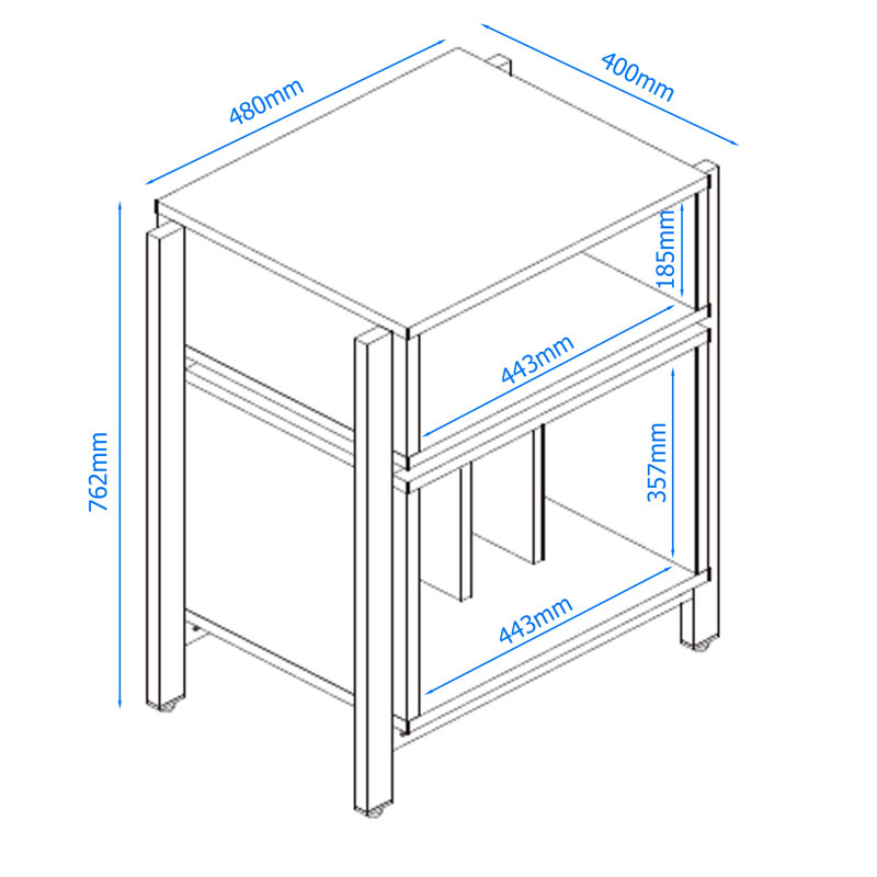 Turntable Stand Audio Cabinet