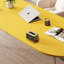 Bureau pratique moderne en forme ovale-1807113592