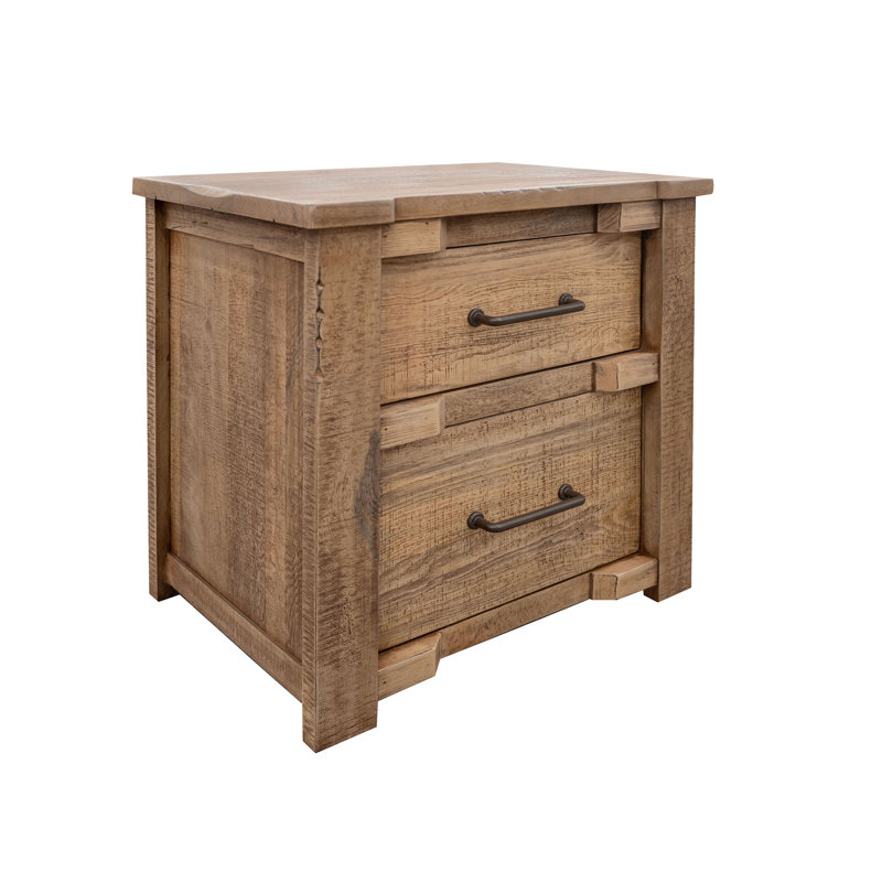 Berlin 2 Drawers Nightstand