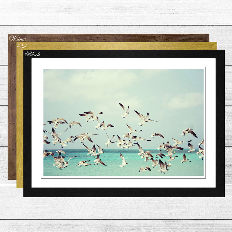 Single Picture Frame Print, Black