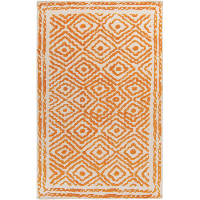 Sala Wool Geometric Indoor Rug, Rectangle 5' x 8'