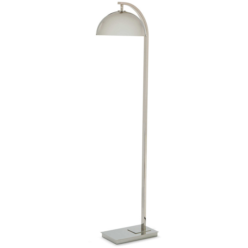 Otto Floor Lamp, Polished Nickel