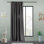 Extra Long & Extra Wide Faux Linen Decorative Curtain Single Panel