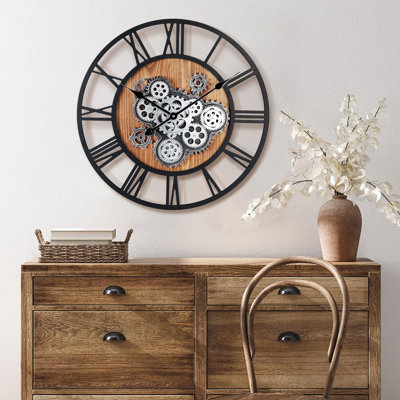 Brailin Manufactured Wood Wall Clock
