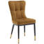 Chaise parsons rembourrée en velours Guitierrez-269339182