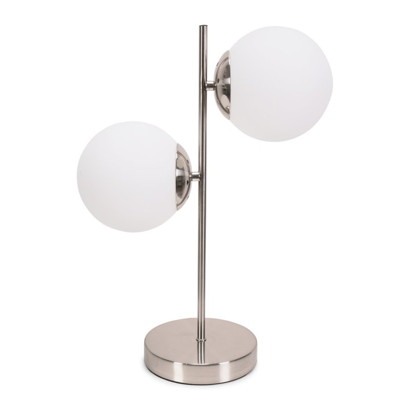 Airina Metal Table Lamp, Silver, No