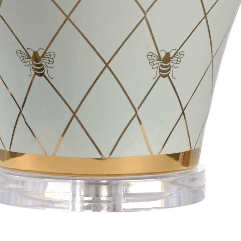 Ginger Jar Table Lamp, Light Green