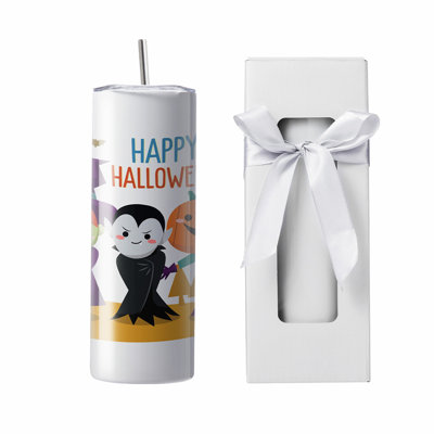 24 Pack Sublimation Tumblers 20oz Skinny Straight, Stainless Steel Sublimation Tumblers Blank, Stainless Steel Double Wall Tumbler for Heat Transfer Customized Gifts with Lid and Straw, Gift Box