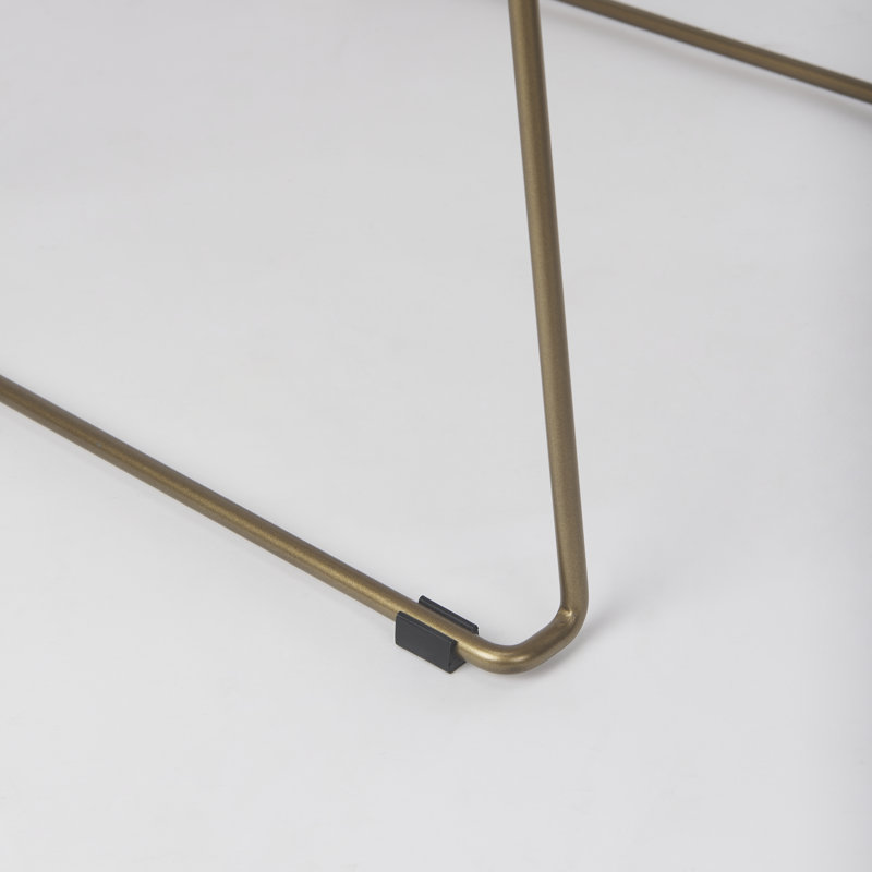 Chaise rembourrée Nivens, Crème
