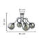 Betzie Glass Semi Flush Mount-1265655276