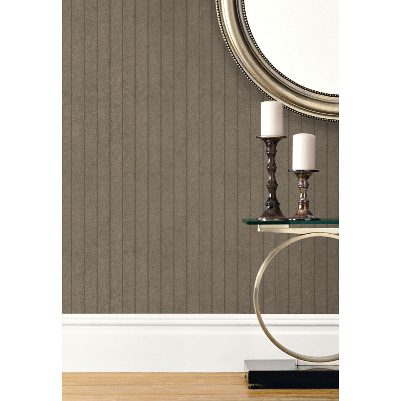 Rouleau de papier peint Somdevi L 33 pi x l 20,5 po, Gris foncé
