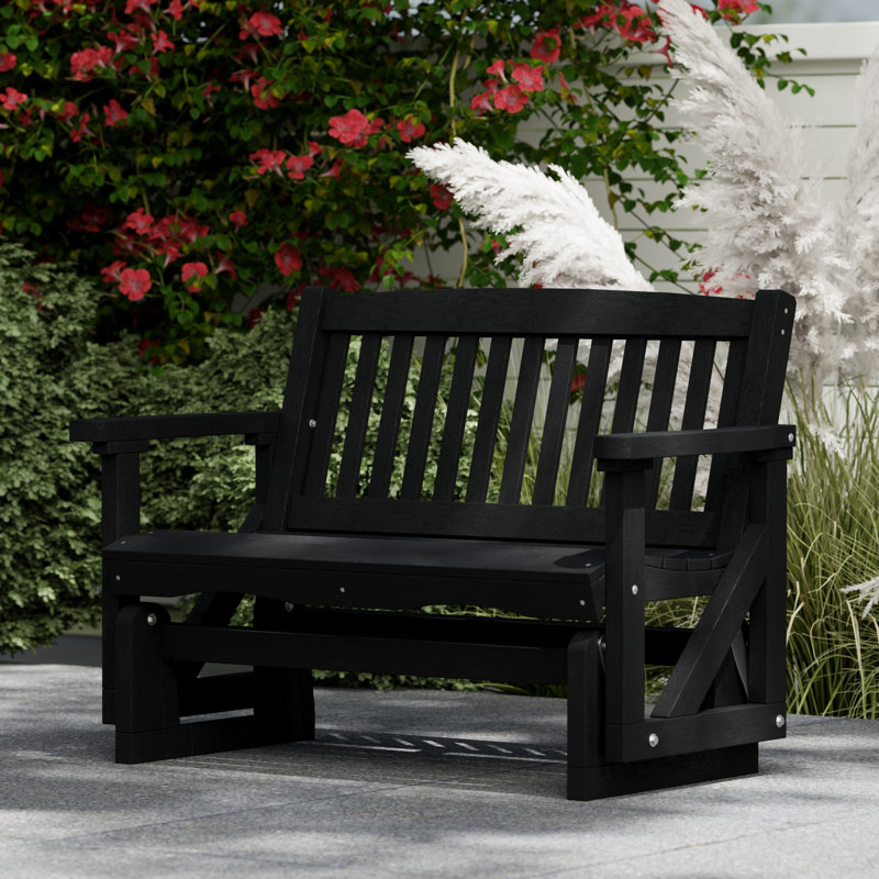 Fauteuil oscillant classique Mission, Noir