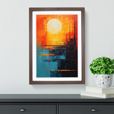 Sunset Abstract No.2 - Framed Print