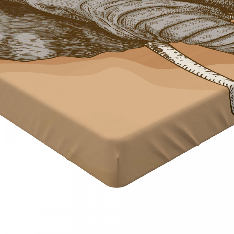 Microfiber Patterned Fitted Sheet, Full Fitted Sheet