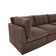 Annai 129" Wide Reversible Modular Corner Sectional with Ottoman