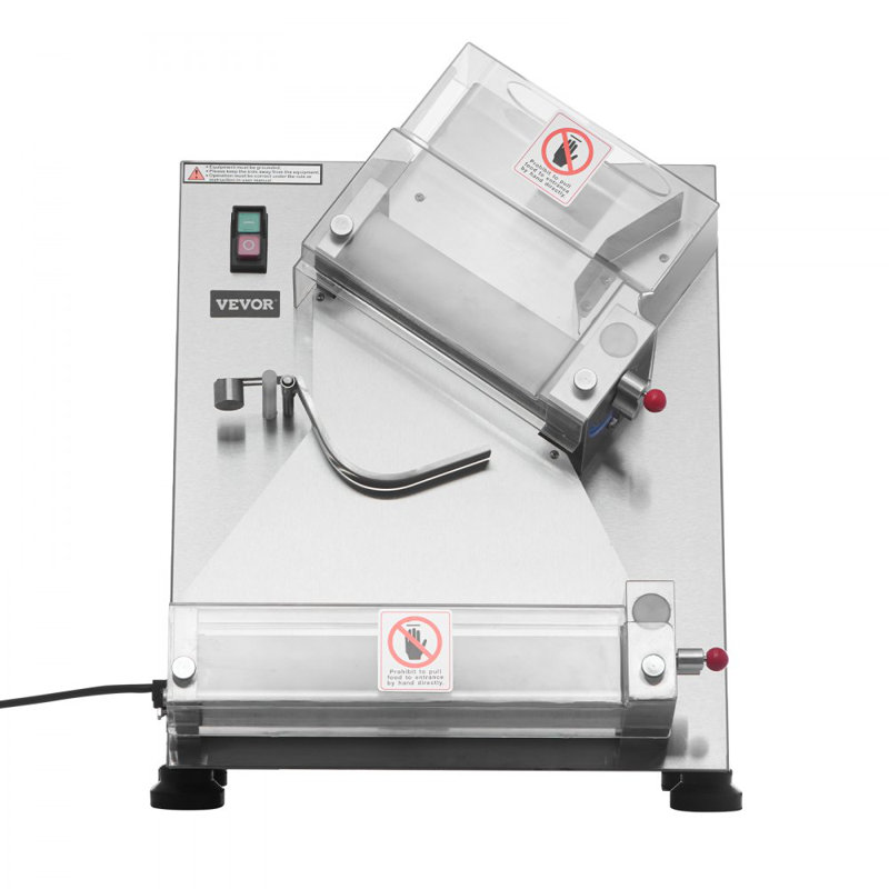 14 Inch Pizza Dough Roller Sheeter Automatic Commercial Pizza Dough Press 370W