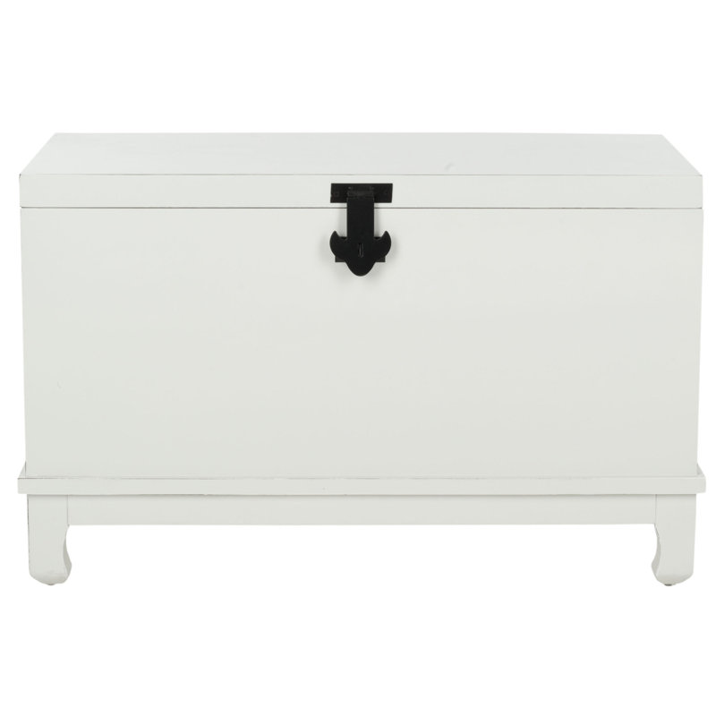 Table basse avec rangement Farnham, Shady White