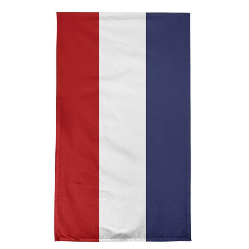 Stripe Tea Towel Kitchen Towel, Red/White/Blue Washington Baseball, Poly Twill