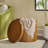 Aaric Modern Easy Assembly Round Solid Oak Wood 18" Side Table-413018151