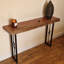 Console rectangulaire en bois massif noyer-131256821
