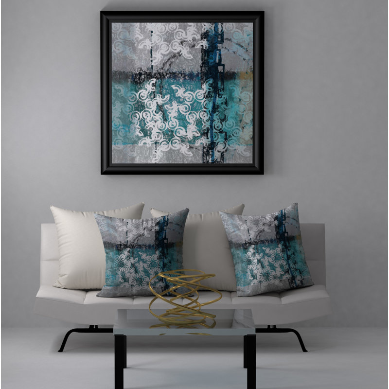Housse de coussin carrée/insert inestimable, 18 po x 18 po