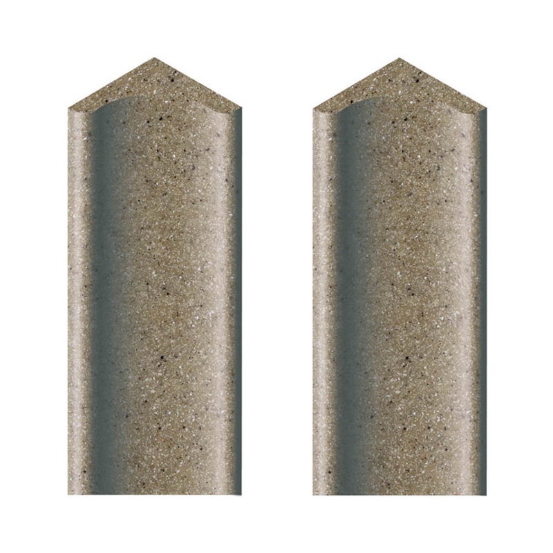 0.75" x 72" Inside Corner Piece Tile Trim, Matrix Sand