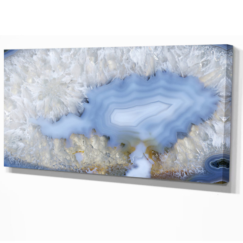 Agate bleue - imprimé pierre