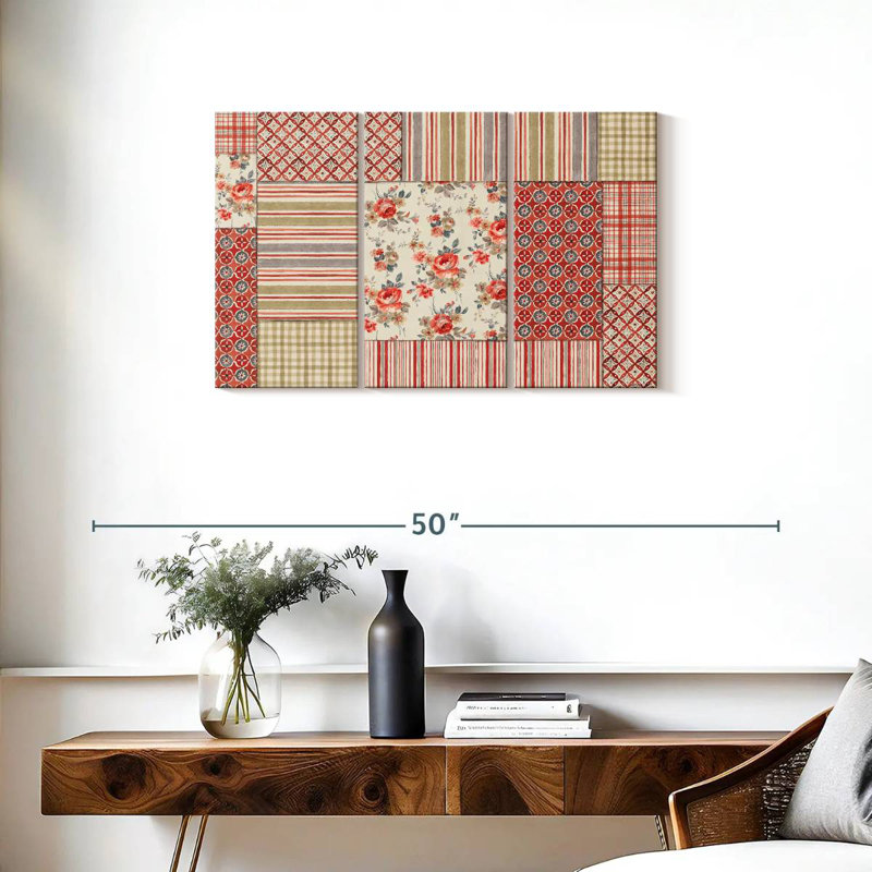 Kerner Farm Patchwork III, 20" H x 33" W