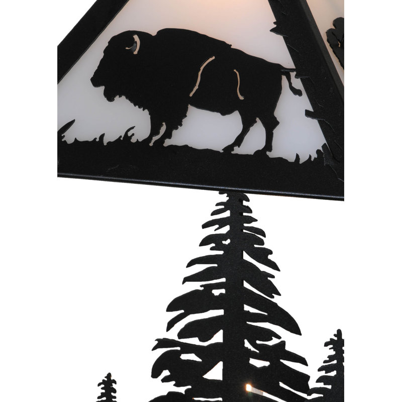 21"H Buffalo W/Lighted Base Table Lamp