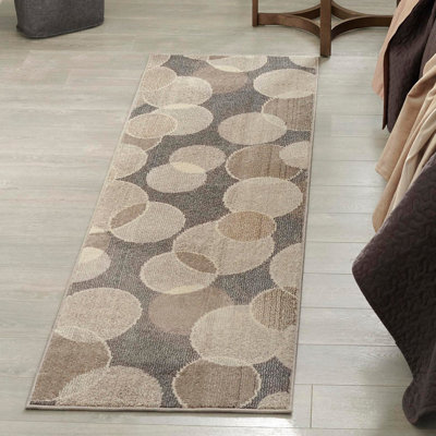 Dews Washable Geometric Indoor Rug