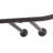 Utopia Alley Rustproof Aluminum Hoop Shower Rod With Ceiling Support for Clawfoot Tub, 54 Inch Extra Large Size by 26 Inch-50131465
