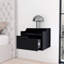 Table de chevet flottante avec tiroir et double tablette Florence-465614341