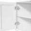 Grande armoire de rangement pour garde-manger autoportante traditionnelle avec huche et armoire latérale avec tablettes réglables Traditional-105762890