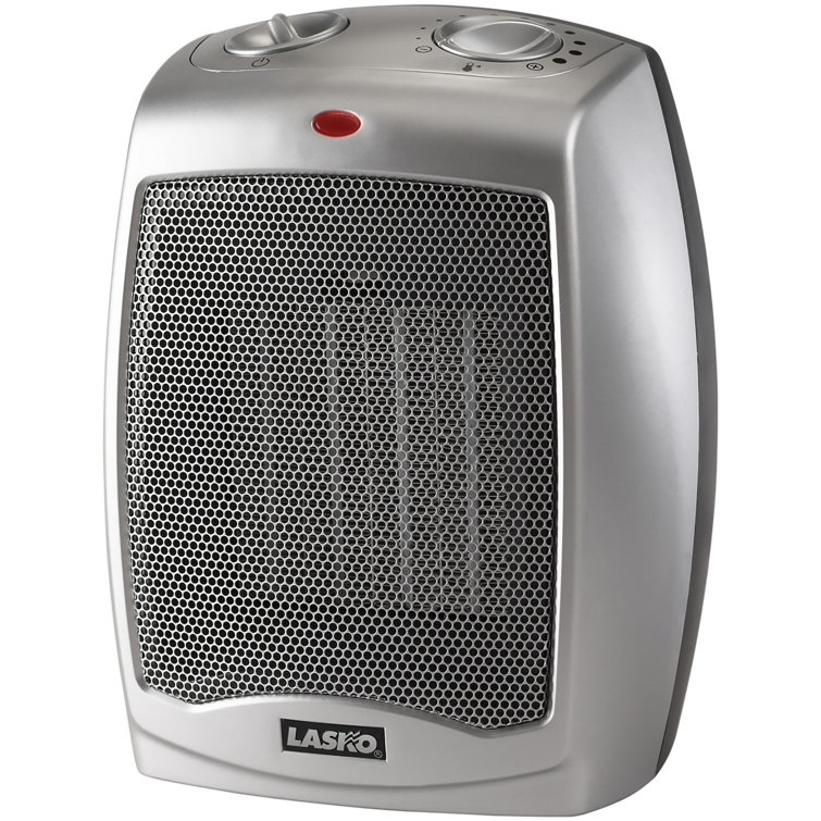 Lasko Ceramic 1500 Watt Watt 5118 BTU BTU Electric Compact Space Heater  with Adjustable Thermostat u0026 Reviews - Wayfair Canada