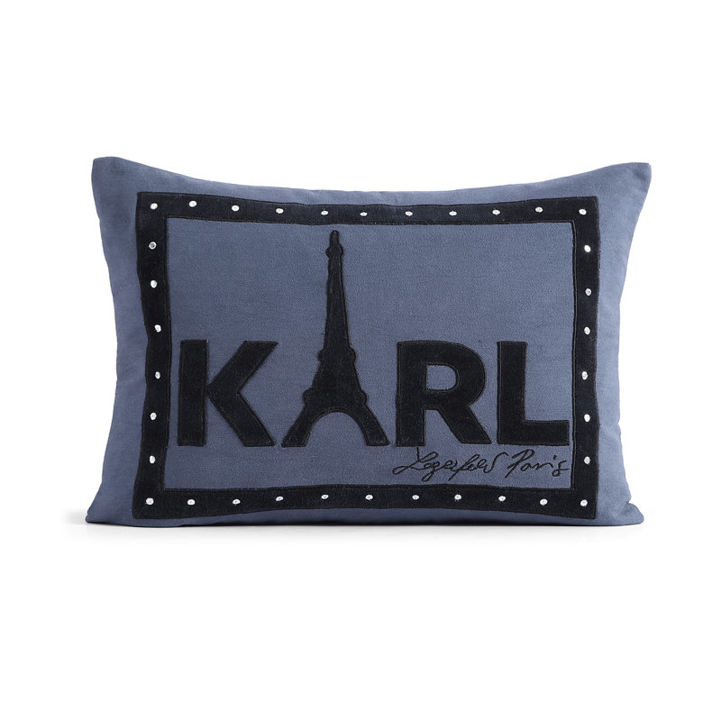 Housse de coussin rectangulaire avec insert lombaire 100% coton Karl Tower