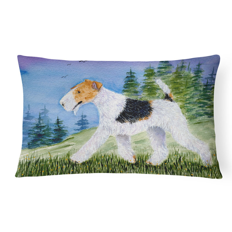 Coussin décoratif intérieur/extérieur fox terrier