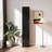 Freestanding  Cabinet with Inadjustable Shelves and two Doors for Kitchen, Dining Room,black-2006673946
