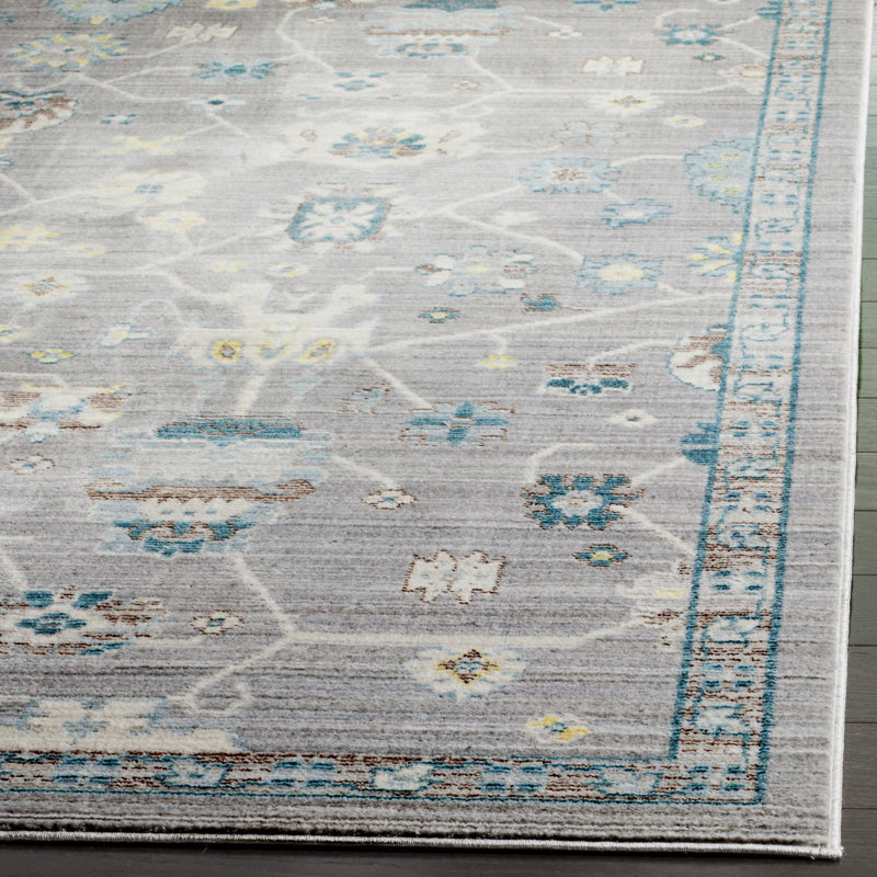 Tapis oriental gris, Rectangle 4 pi x 6 pi