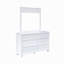 Commode 7 tiroirs avec miroir Fishtail Remer